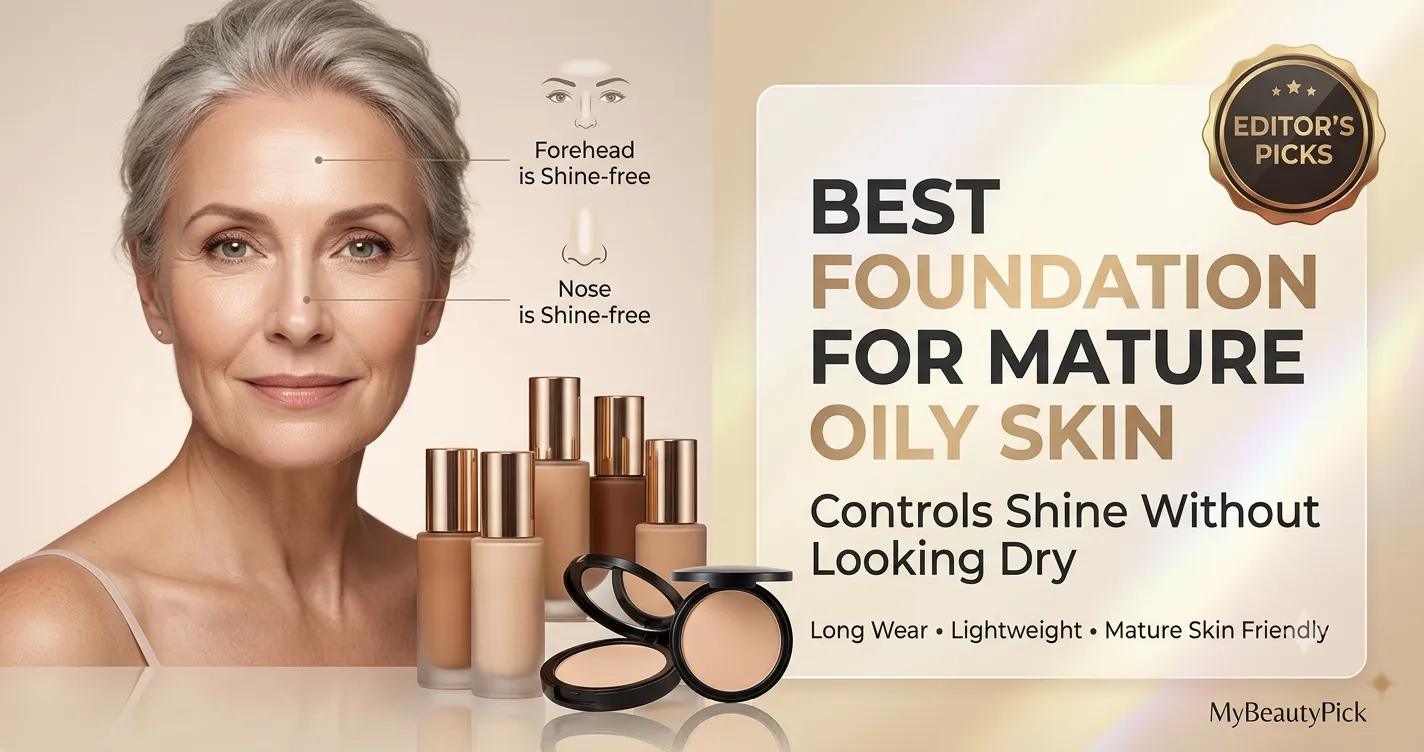 Best Foundation for Mature Oily Skin: Controlling Shine Without Drying Out 1 Best Foundation for Mature Oily Skin: Controlling Shine Without Drying Out