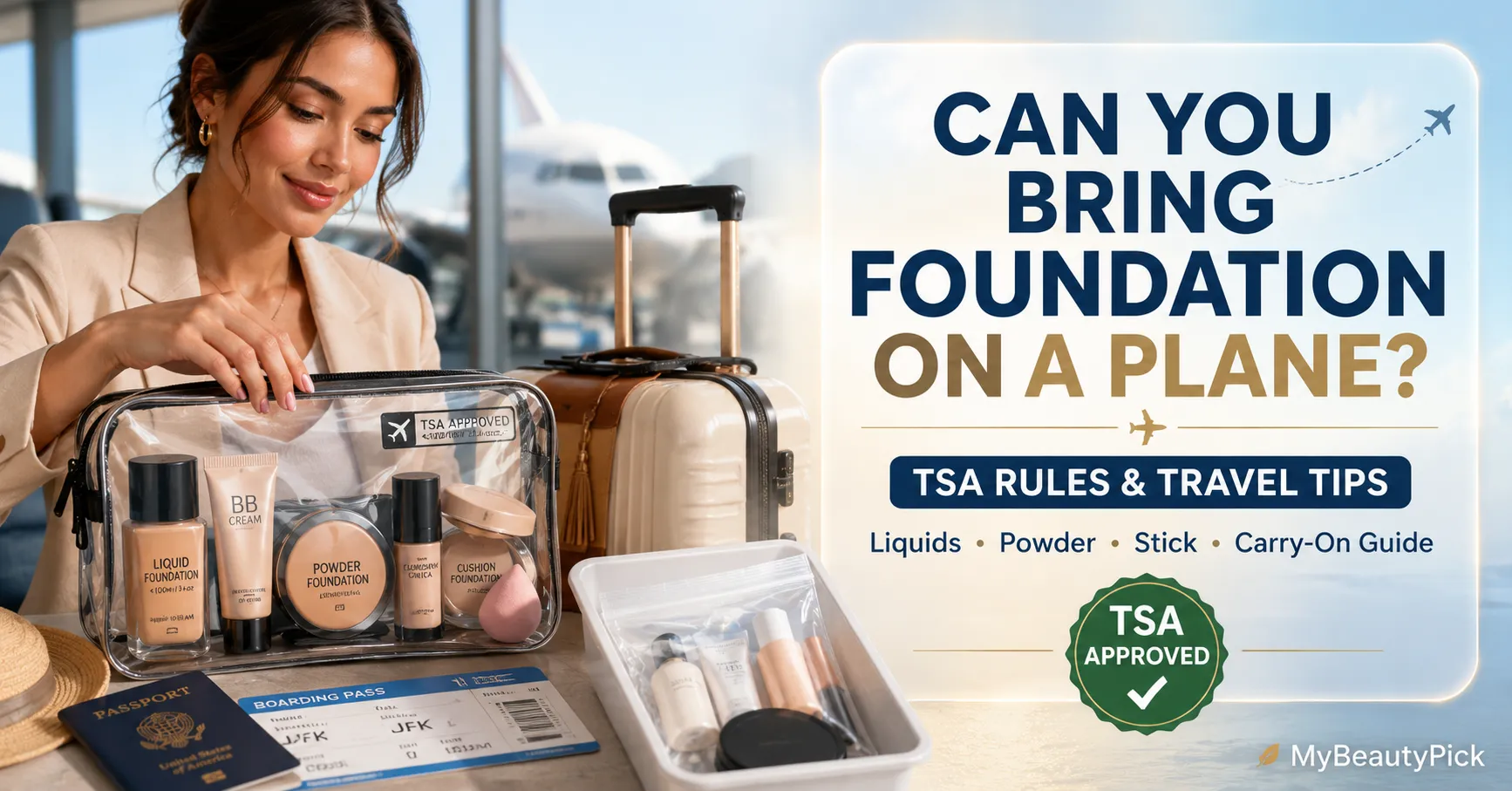 Can You Bring Foundation on a Plane? TSA Rules and Travel Tips 6 Can You Bring Foundation on a Plane TSA Rules and Travel Tips