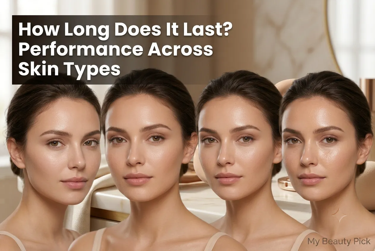 charlotte tilbury beautiful skin foundation longevity test by skin type