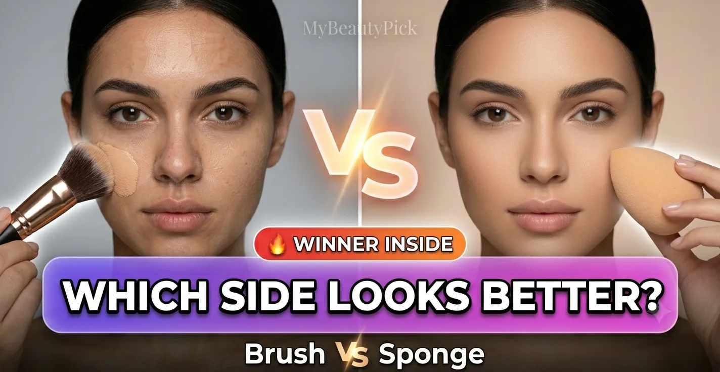 Foundation brush vs sponge which gives better coverage