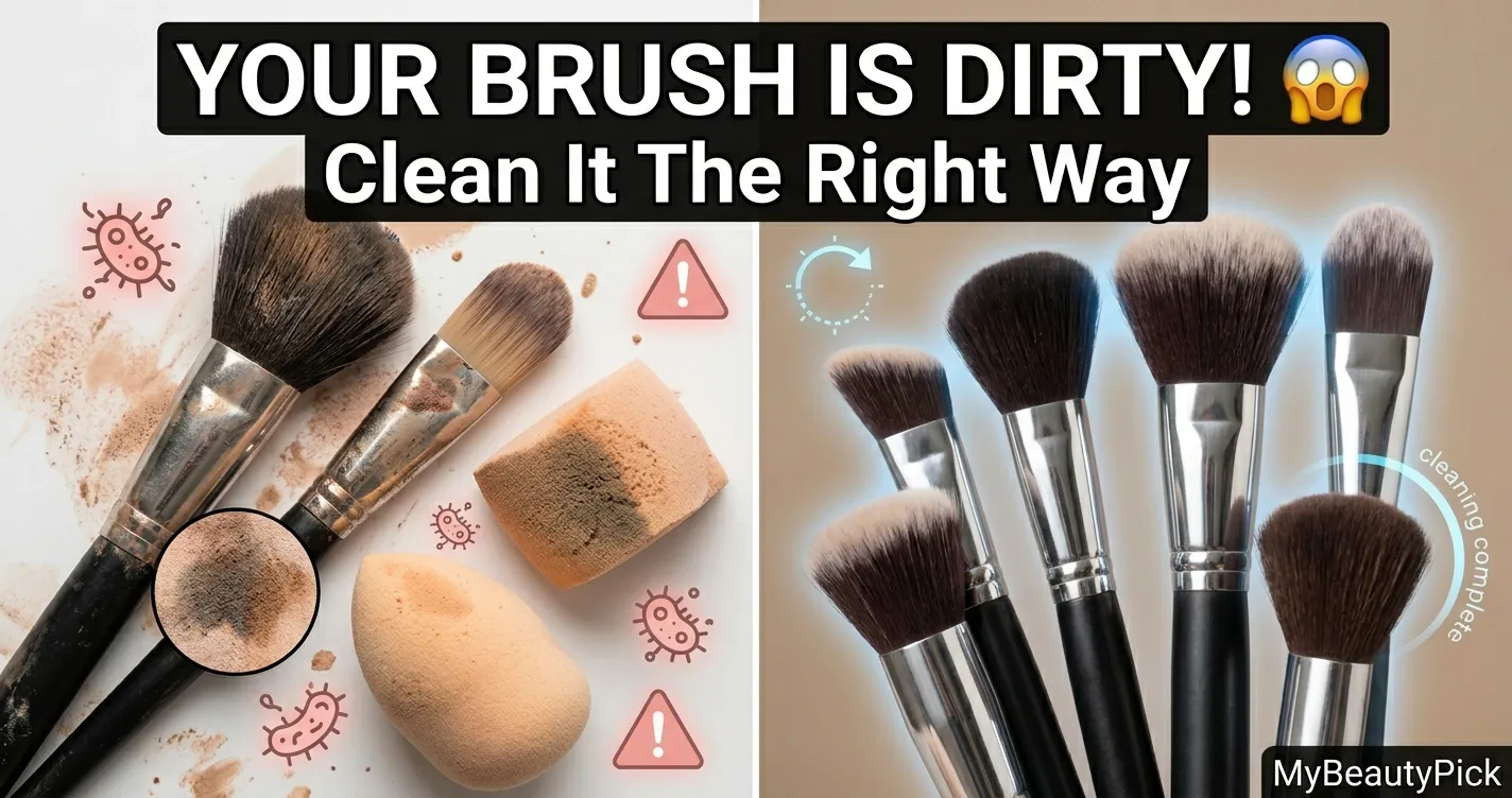 How to Clean Foundation Brushes and Sponges the Right Way 3 How to Clean Foundation Brushes and Sponges the Right Way