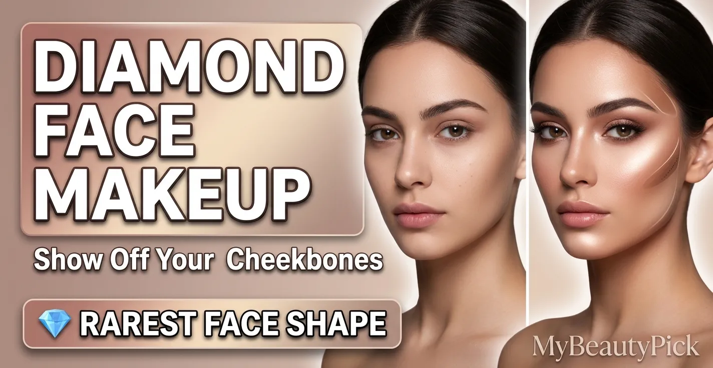 Makeup for Diamond Face Working With Strong Cheekbones, Not Against Them