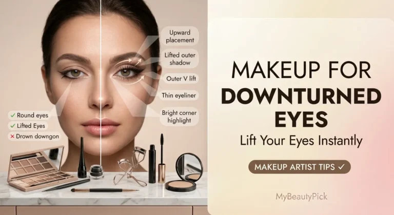 Makeup for Downturned Eyes