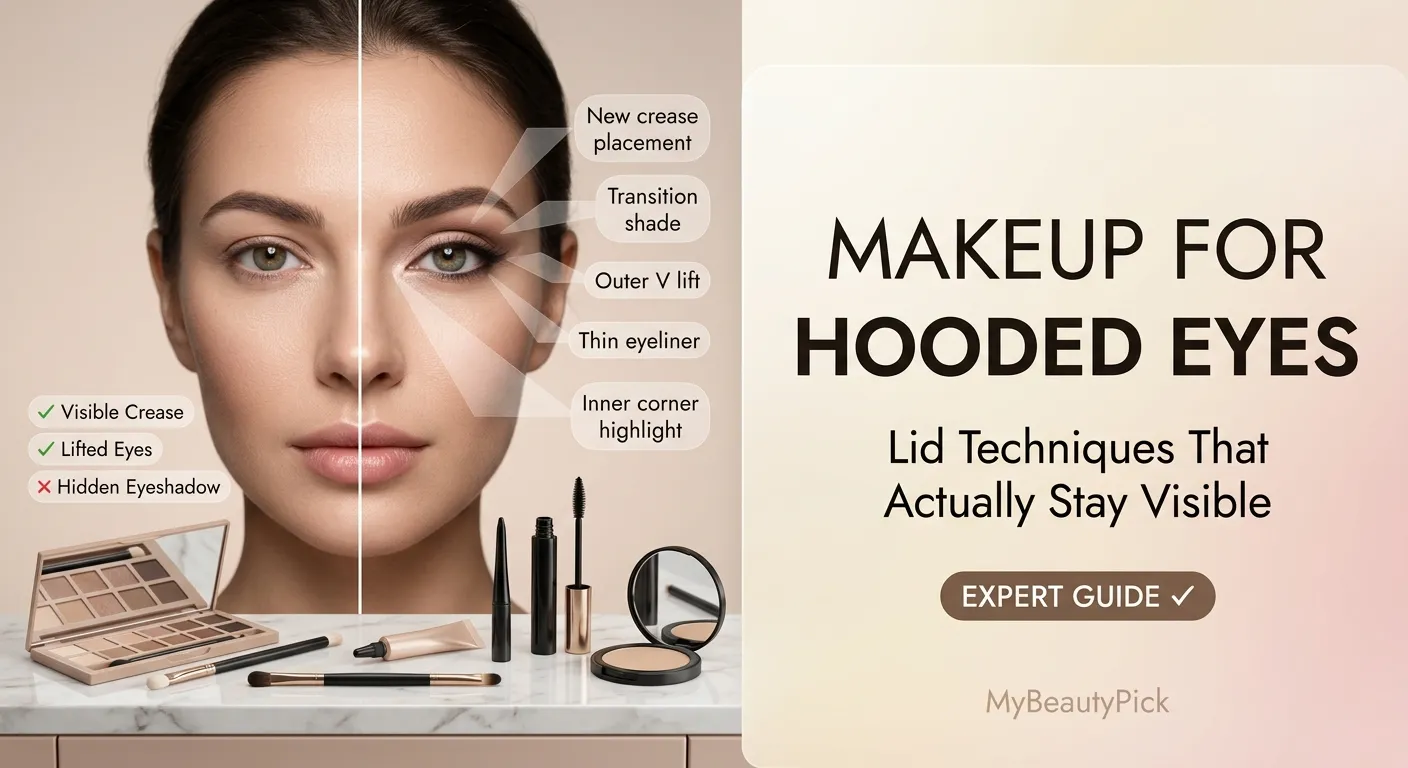 Makeup for Hooded Eyes: Lid Techniques That Don't Disappear When You Open Your Eyes 1 Makeup for Hooded Eyes