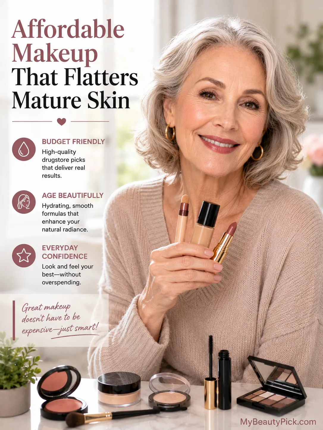 Best drugstore makeup for over 60 3 Affordable drugstore makeup that flatters mature skin — budget-friendly, hydrating formulas for everyday confidence