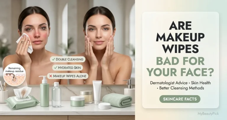 Are makeup wipes bad for your face — makeup wipes alone leave residue while double cleansing keeps skin hydrated