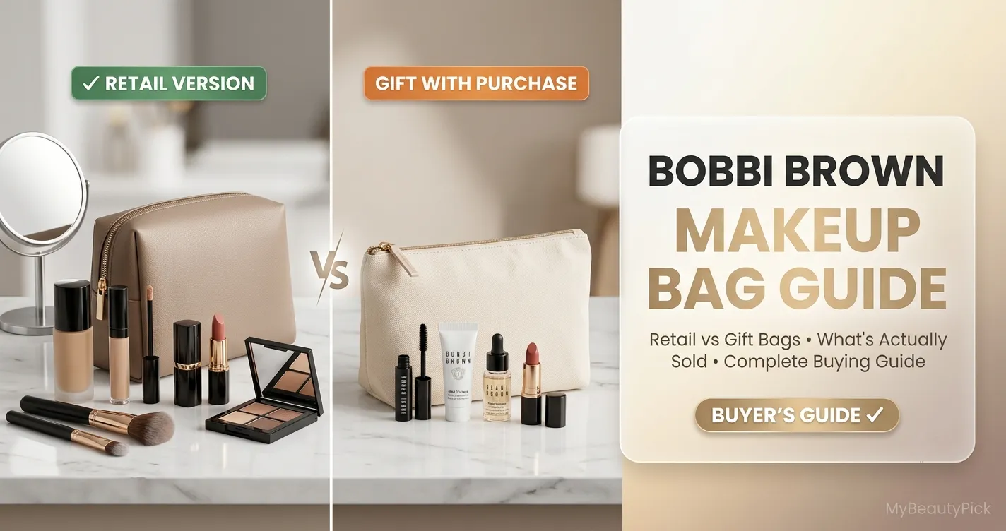 Bobbi Brown Makeup Bag Guide: What's Actually Sold vs Gift-Only 13 Bobbi Brown makeup bag guide — retail version vs gift-with-purchase bag comparison