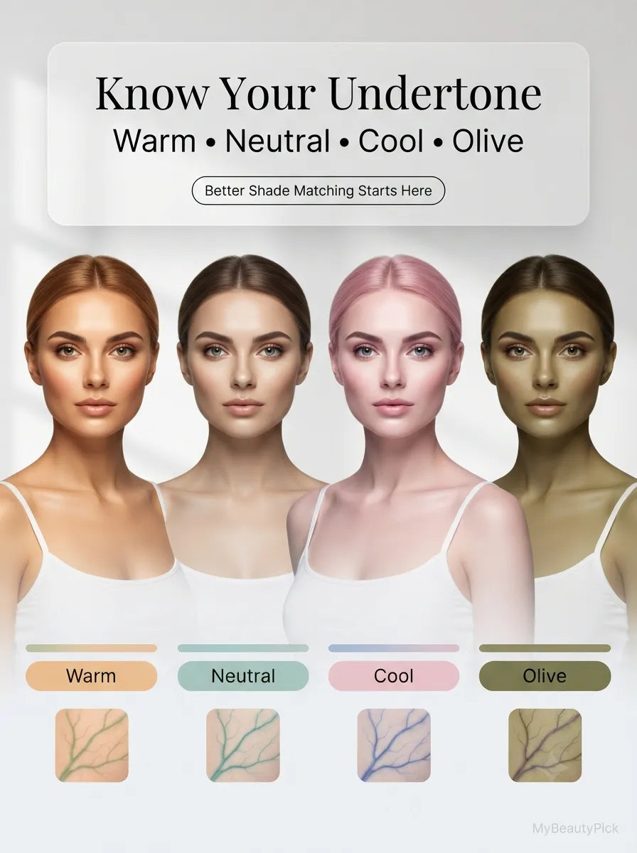 IL Makiage foundation review: shade matching and formula deep-dive 4 Know your undertone for better shade matching — warm, neutral, cool and olive undertones with vein colour guide