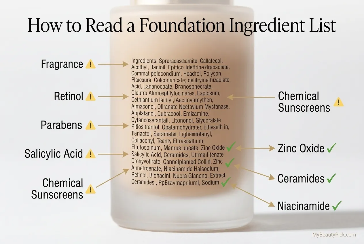 Best pregnancy-safe foundation: what to avoid and what to use pregnancy safe foundation 5 How to read a foundation ingredient list for pregnancy-unsafe and safe ingredients