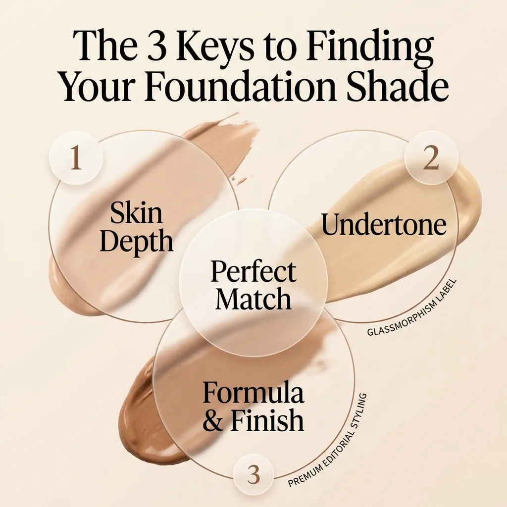 The three keys to finding your foundation shade — skin depth, undertone, and formula and finish